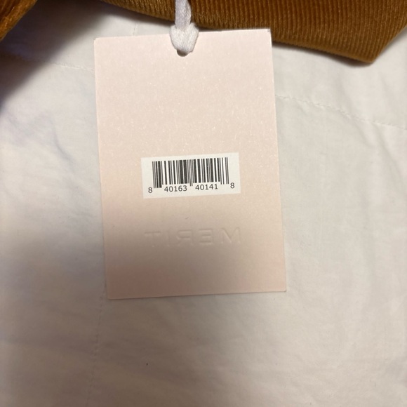 MERIT Tan Velvet Shoulder Bag - Picture 6 of 6